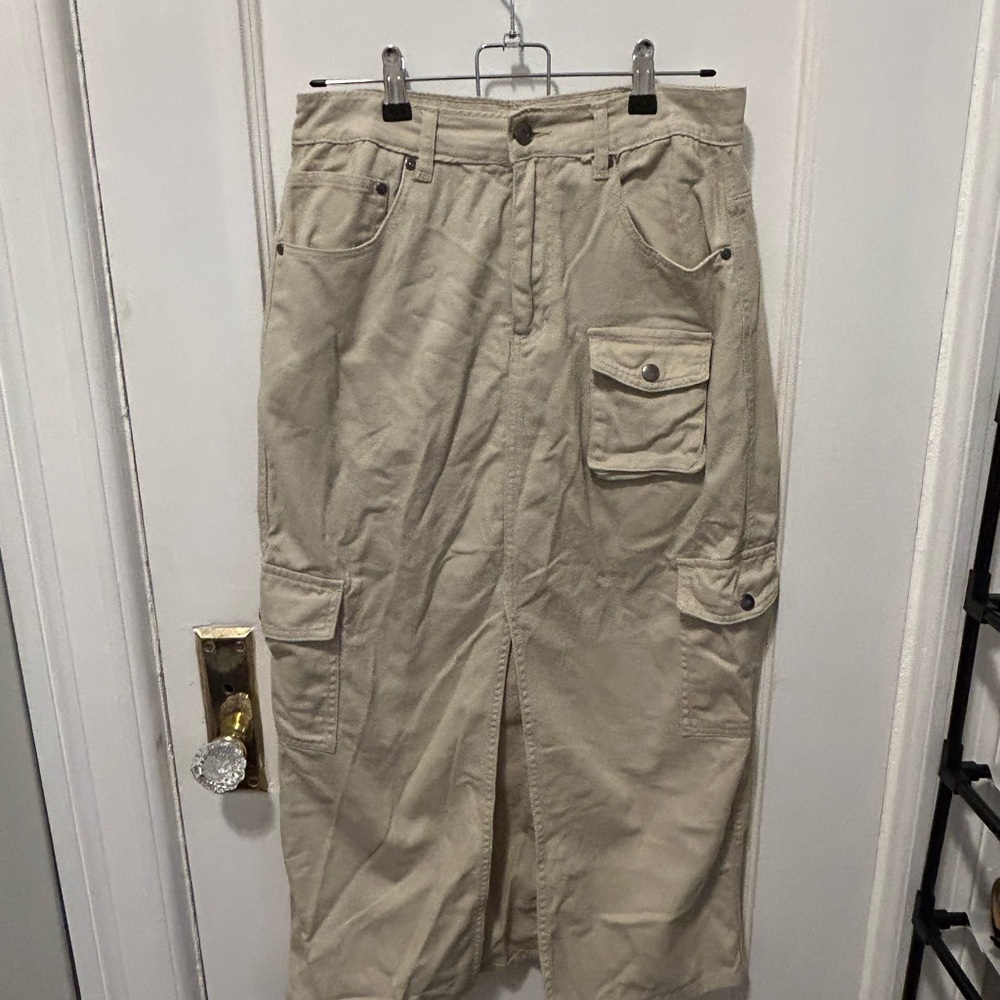 Aeropostale Tan Cargo Skirt Lightweight Utility